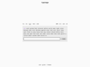 Typings: A Modern Typing Test Website