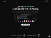Getform.io - Easy Form Endpoint for Websites and Web Apps