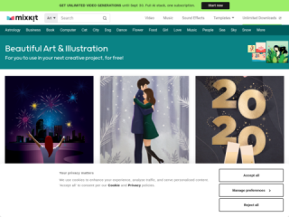 Mixkit Art: Free Stock Illustrations and Artworks