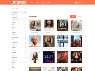 PhotoFunia: Free Online Photo Editor with Effects and Filters