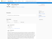 New Google Tab: Microsoft Edge Extension for Custom New Tab Page