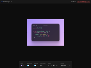 Ray.so: Code to Beautiful Images