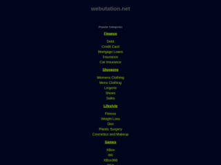Webutation: Website Reputation and Safety Checker