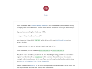 Jare.io: Free Instant CDN Service
