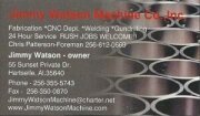 Jimmy Watson Machine Co Inc