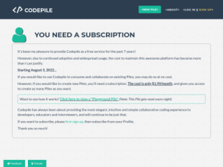 CodePile: Collaborative Code Sharing Platform