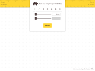 Gridzzly - Custom Grid Paper Generator