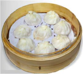 八廚小籠湯包脆皮鍋貼菜色特寫