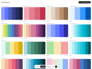 ColorDrop - AI-Powered Color Palette Generator