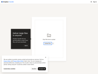 Dropbox Transfer: Secure and Trackable File Transfers
