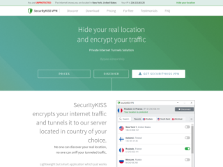 SecurityKISS VPN Service for Secure Internet Browsing