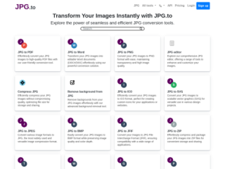 JPG.to: Comprehensive JPG Image Conversion and Editing Tools