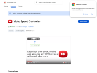 Video Speed Controller - Chrome Extension for HTML5 Video Playback Control