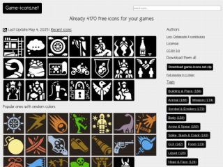 Game-icons.net - Free SVG and PNG Icons for Games and Apps