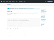 WordPress Codex: Comprehensive Guide to WordPress