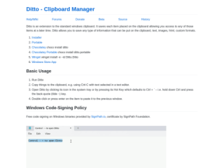 Ditto Clipboard Manager: Enhance Your Windows Clipboard Experience