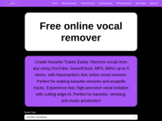 MazMazika Free Online Vocal Remover