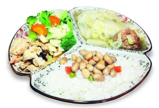 南機場豆府殿-綜合菜飯