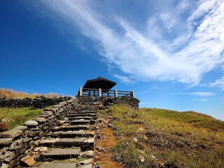 下巷石砌階梯一景