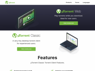 µTorrent: A Lightweight BitTorrent Client for Multiple Platforms