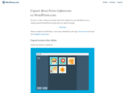 WordPress.com Lightroom Plugin