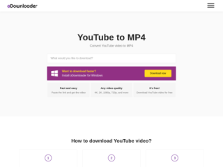 oDownloader: Free YouTube to MP4 Converter &amp; Video Downloader