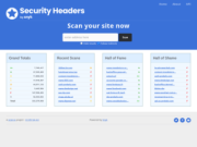 Security Headers - Analyse Your HTTP Response Headers
