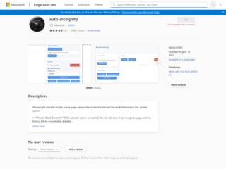 Auto Incognito Browser Extension