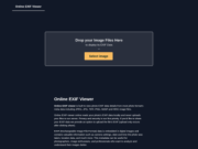 Online EXIF Viewer - Securely View Image Metadata Online
