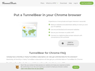 TunnelBear for Chrome: Secure Browser Extension for Private Browsing
