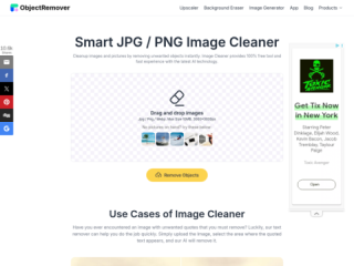 Image Cleaner: AI-Powered Image Editing Tool