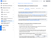 Permanently Delete Your Facebook Account