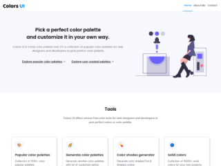 Colors UI - Free Color Palette Tool for Web Designers