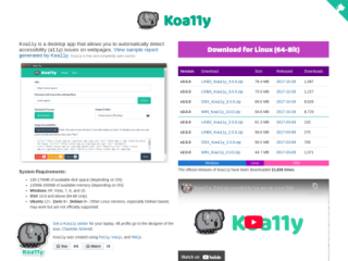 Koa11y: Desktop App for Web Accessibility Testing