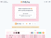 Pretty Snap - Enhance Your Screenshots with Attractive Backgrounds