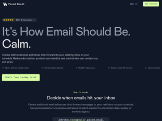 Paced Email: Manage Your Inbox with Scheduled Email Digests