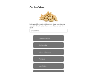 CachedView: A Tool for Finding Webpage Cache and Backup Records
