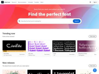 Adobe Fonts: Unlimited Fonts for Designers