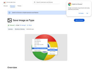 Save Image as Type - Chrome Extension for Flexible Image Saving