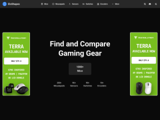 EloShapes - Compare Gaming Mice Shapes and Specifications