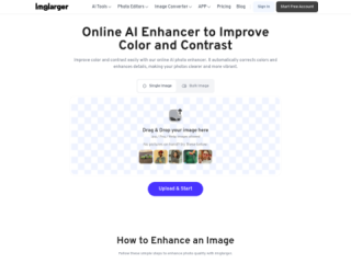 AI Image Enhancer by Imglarger - Enhance Photo Quality Instantly