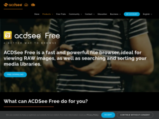 ACDSee Free: Fast and Powerful File Browser for Viewing RAW Images