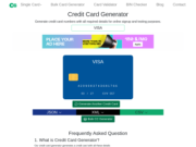 Credit Card Generator: Free Tool for Generating Fake Credit Card Details