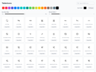Tabler Icons - Free SVG Icons for Web Projects