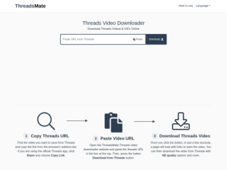 ThreadsMate - Threads Video Downloader