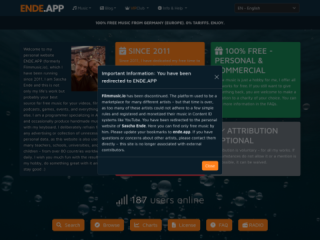 ENDE.APP - Free Creative Commons Music for Projects