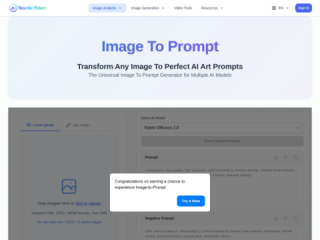 Image To Prompt Generator for AI Art Models