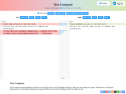Diffsuite: Online Text Comparison and Merge Tool