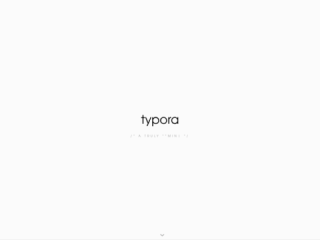 Typora - Simple yet Powerful Markdown Editor