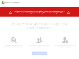WhoHasAccess: Simplify Google Drive Access Management